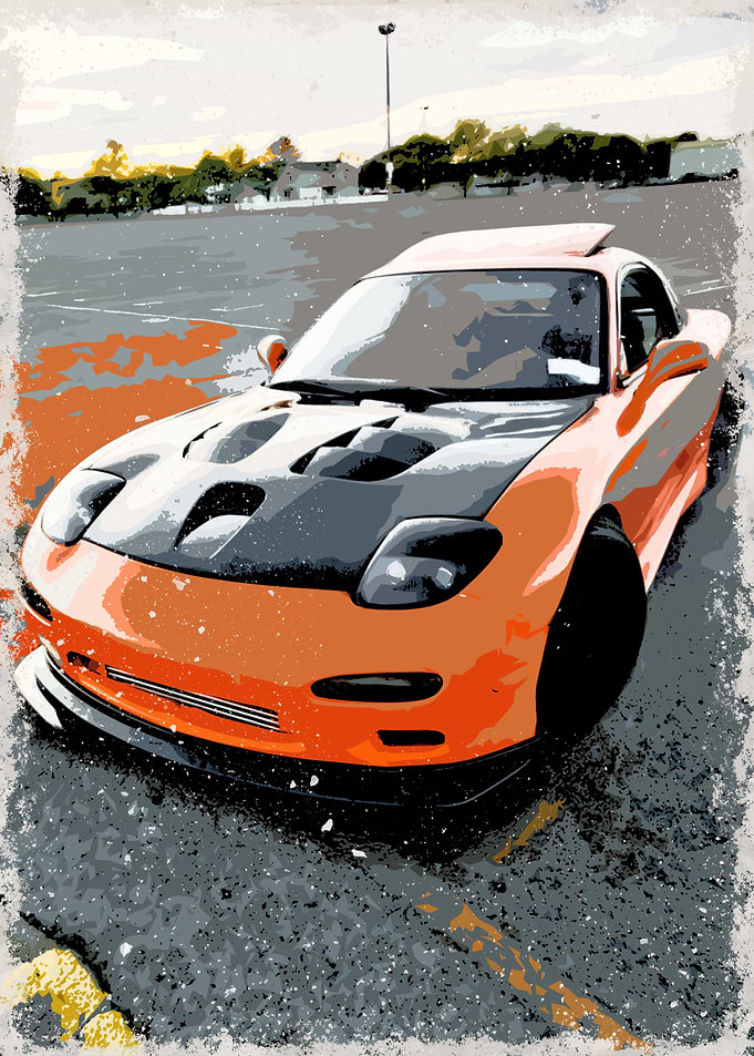 Muscle cars speed