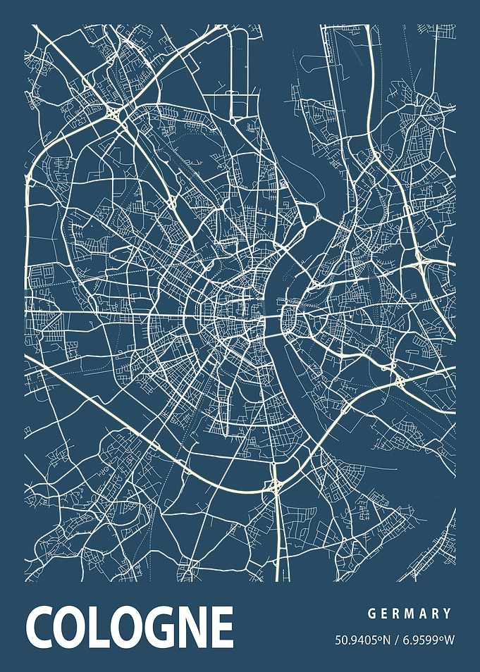 Cologne Blueprint Street
