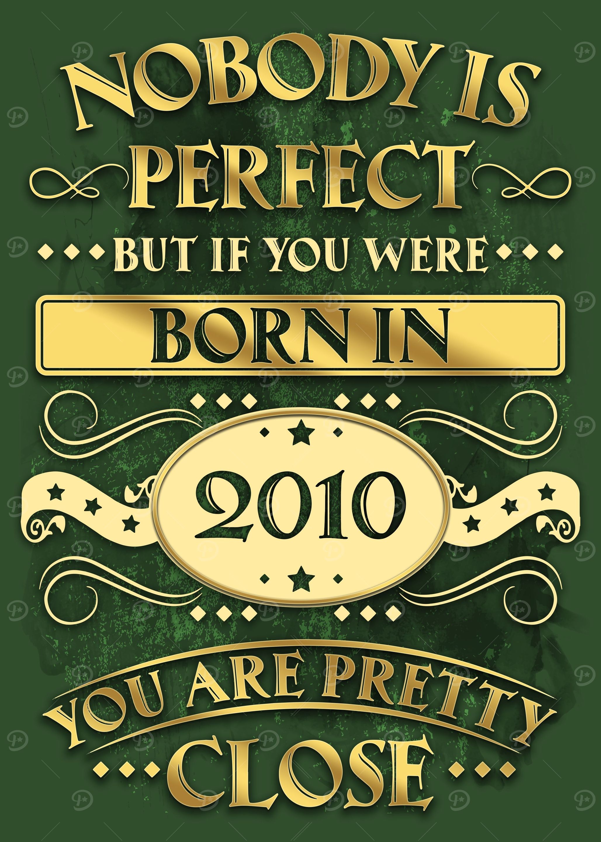 Nobody is perfect 2010
