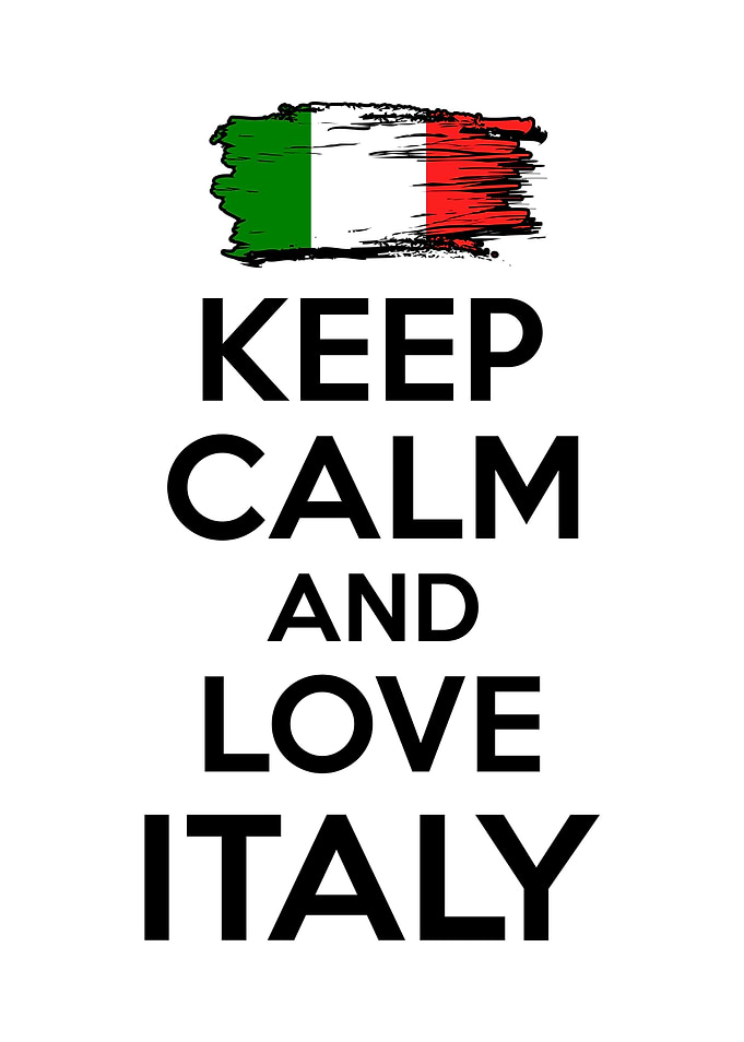 Keep Calm And Love Italy