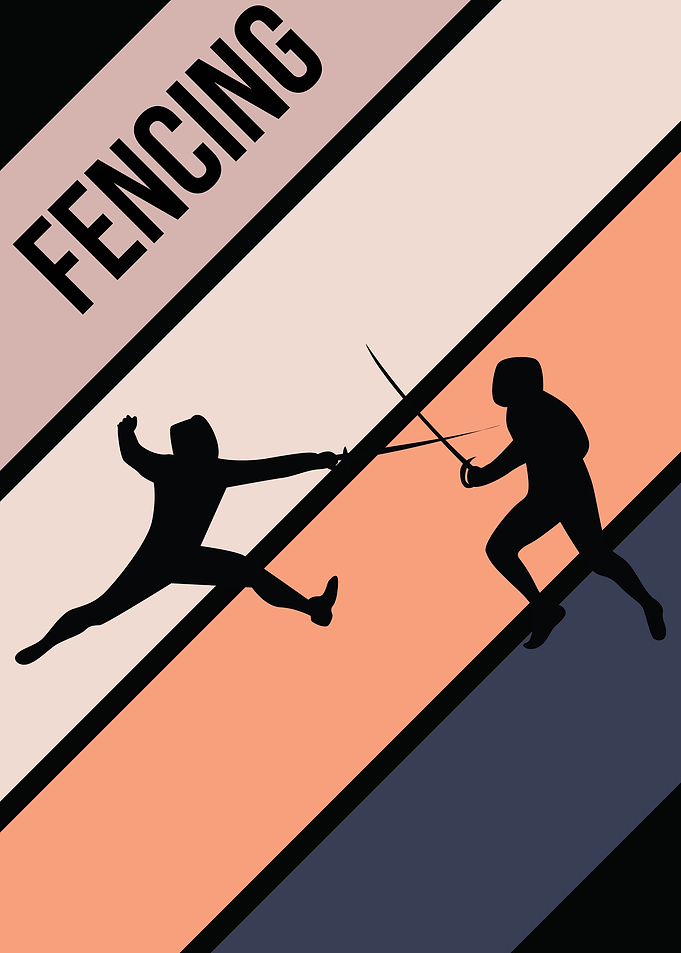 fencing silhouette