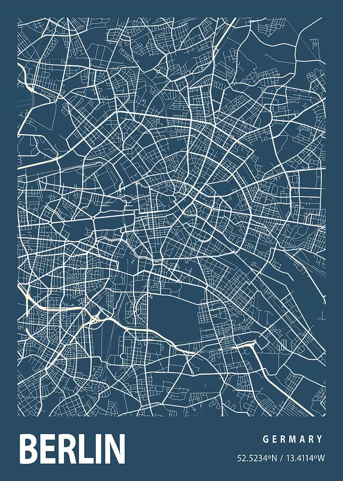 Berlin Blueprint Street