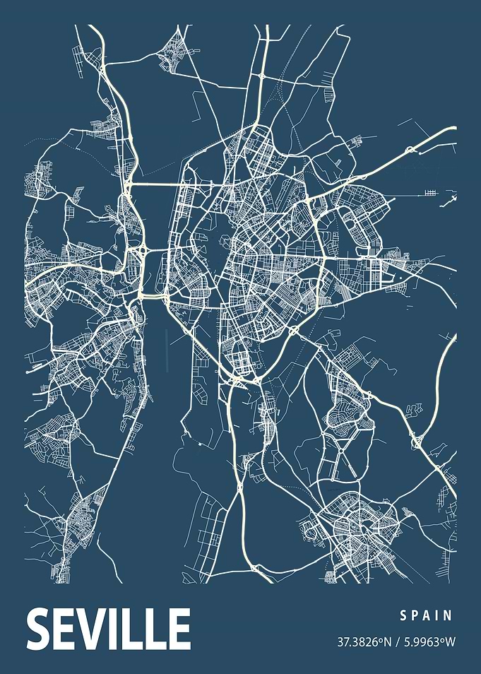 Seville Blueprint Street