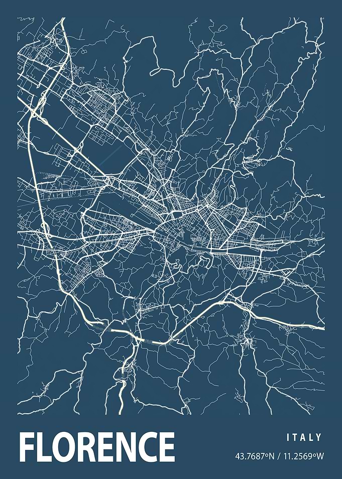 Florence Blueprint Street