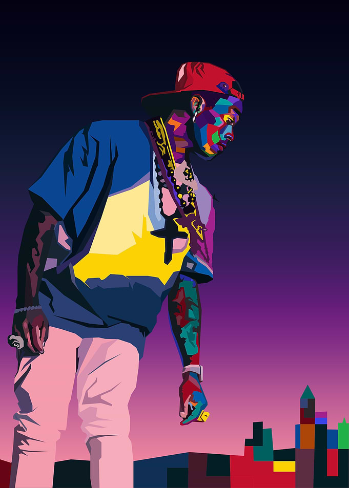 Lil Uzi Wpap Art