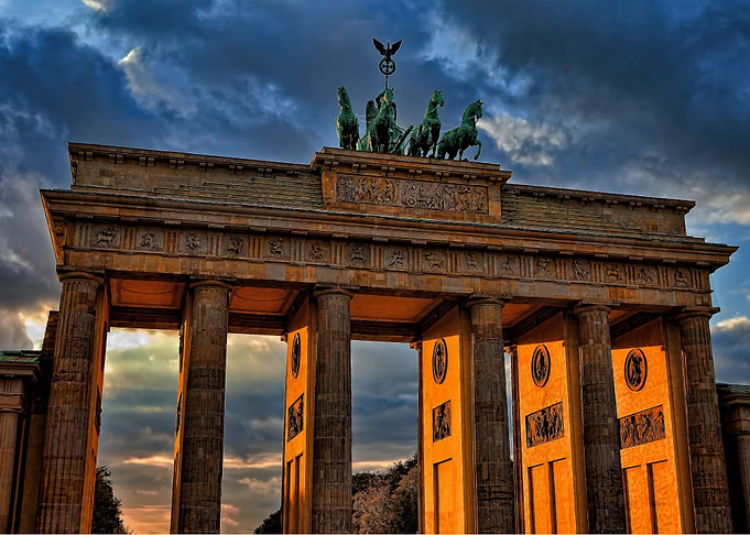 Sunset in Berlin