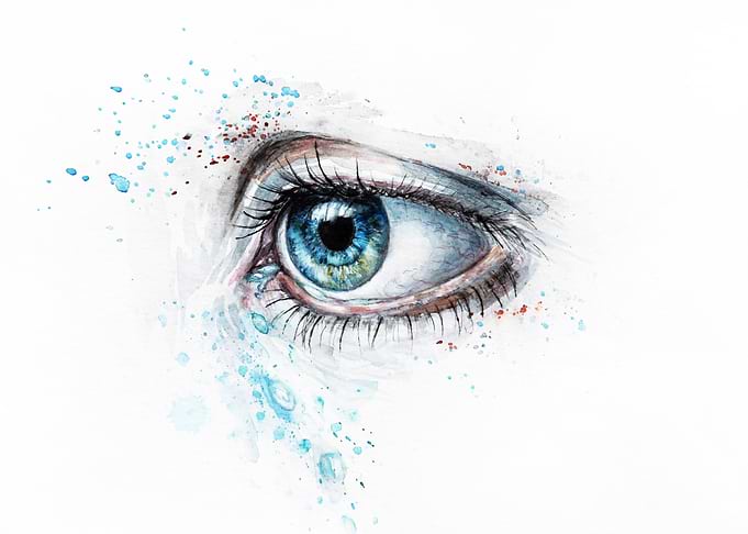 ein Auge eigentlich perfek