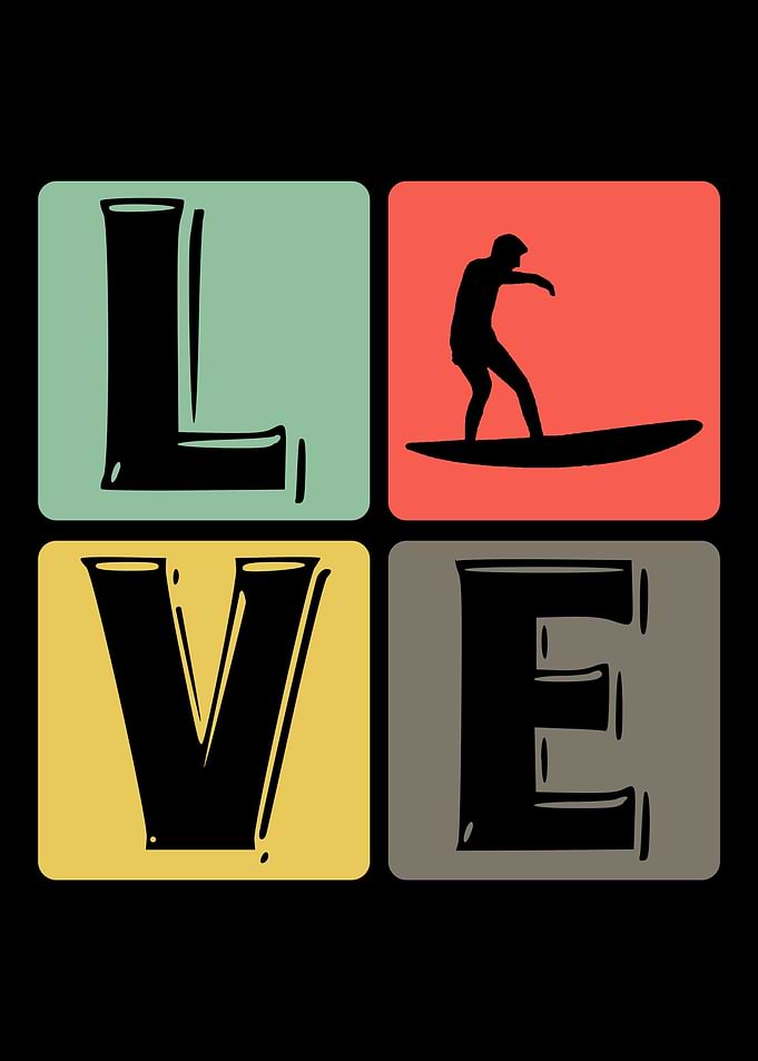 Surfing love waves