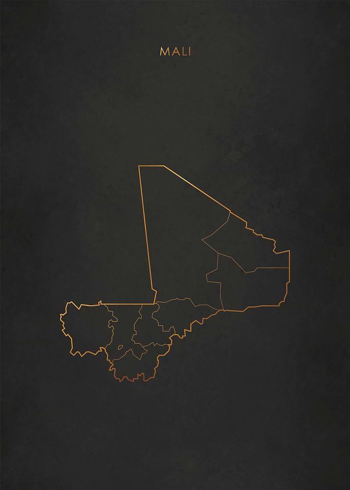 Gold Mali Map