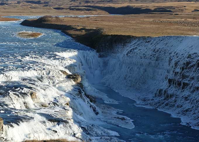 Gullfoss Waterfall Iceland