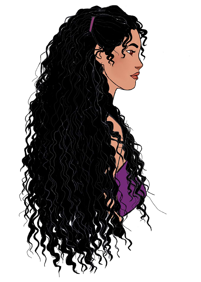 curly hair