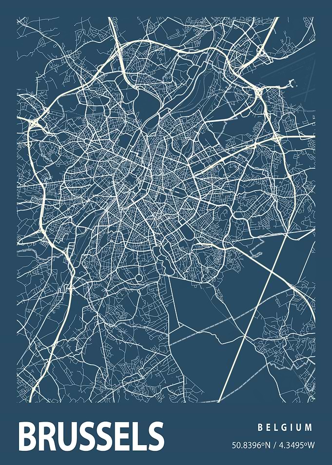 Brussels Blueprint Street