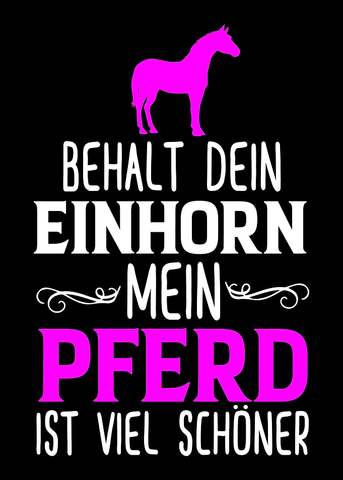 Einhorn Pferd