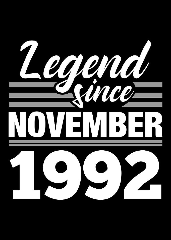 Legend Since November 1992