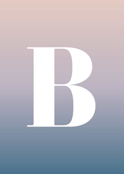 Letter B Print