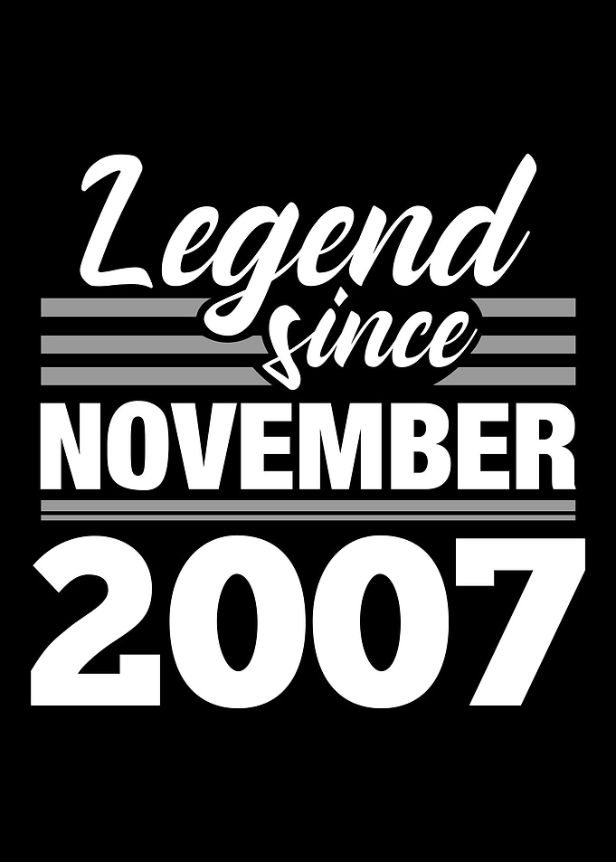 Legend Since November 2007