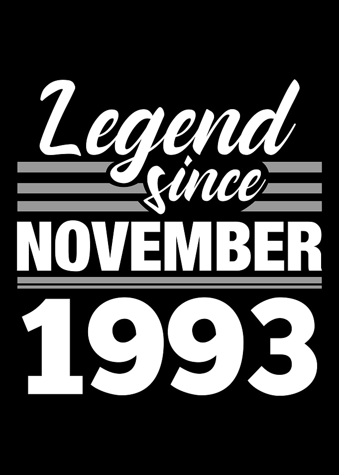 Legend Since November 1993
