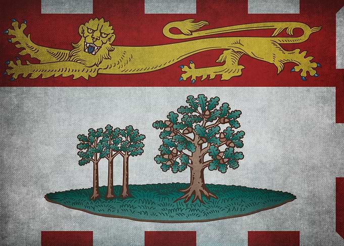 Flag Prince Edward Island