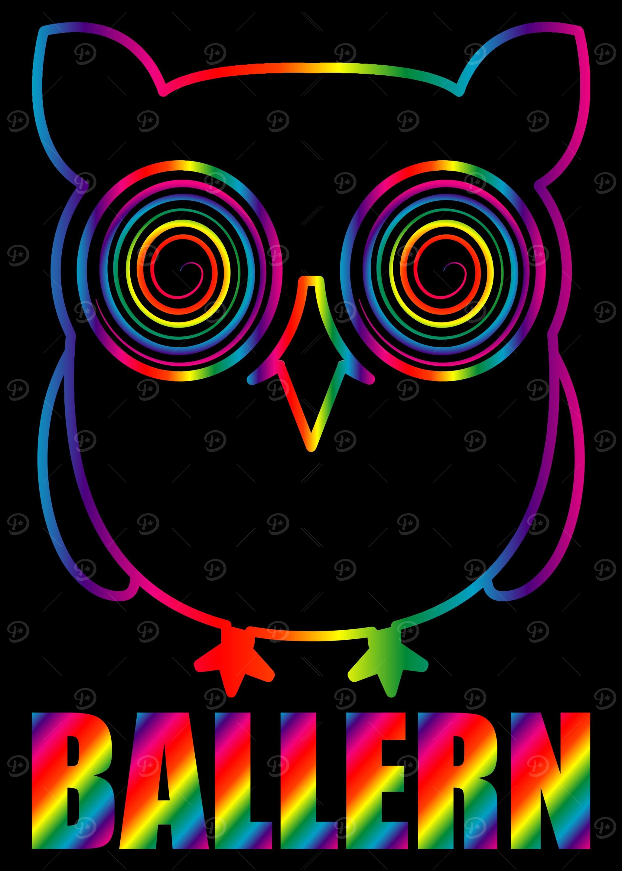 Psychedelic Owl