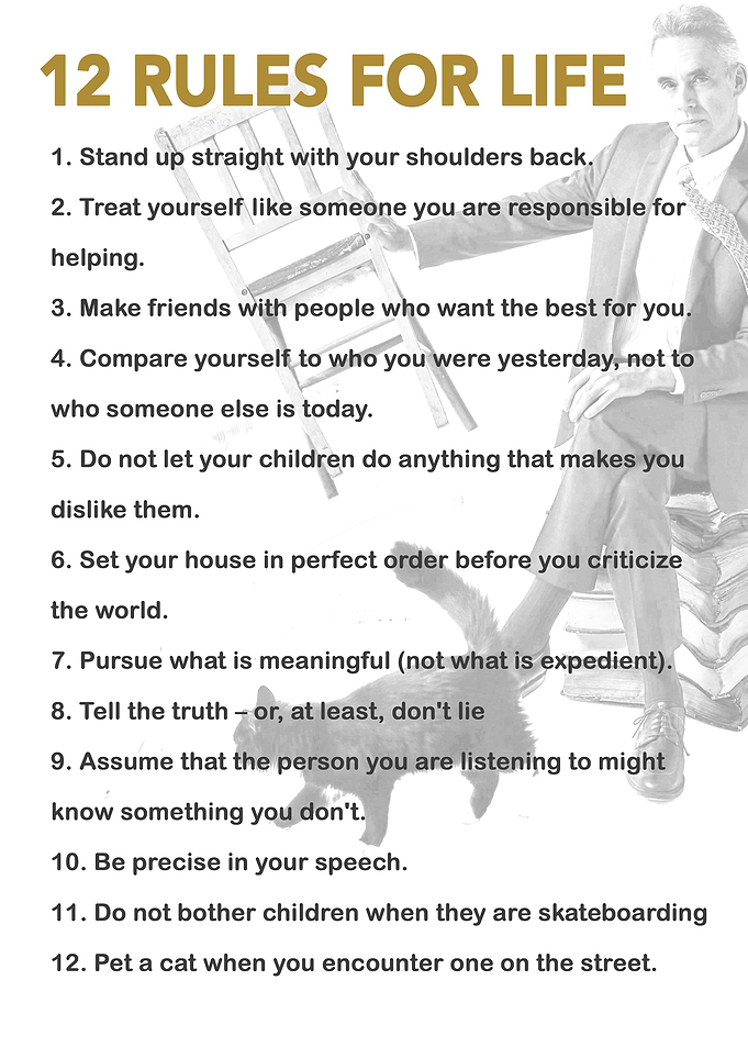 Jordan Peterson 12 rules