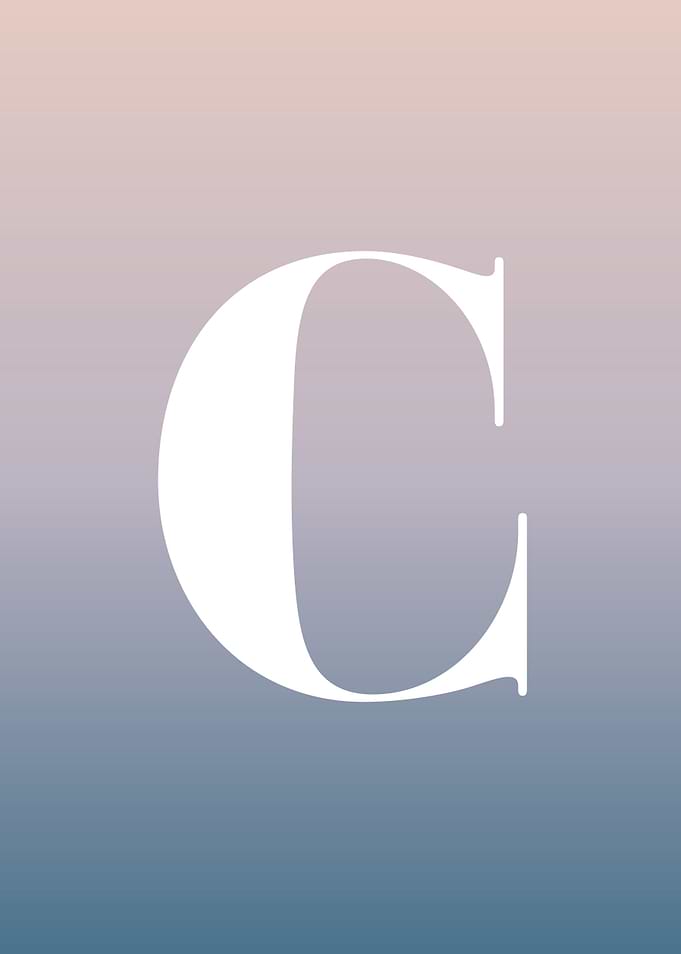 Letter C Print
