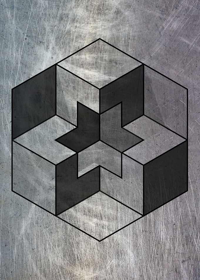 STAR CUBE METALLIC