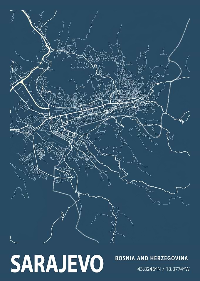 Sarajevo Blueprint Street
