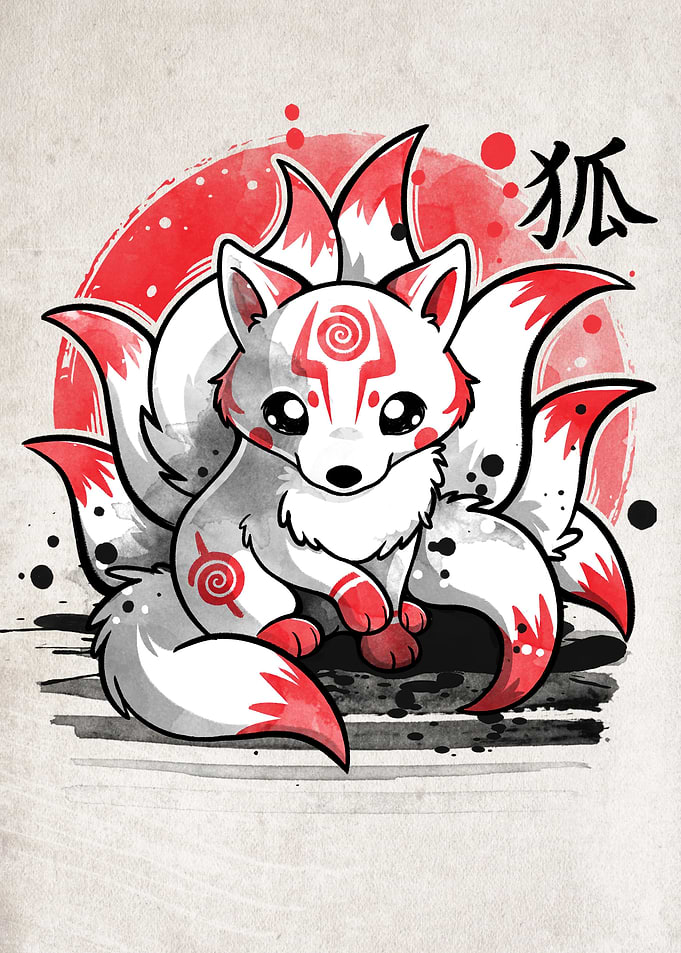 Nine tailed fox spirit