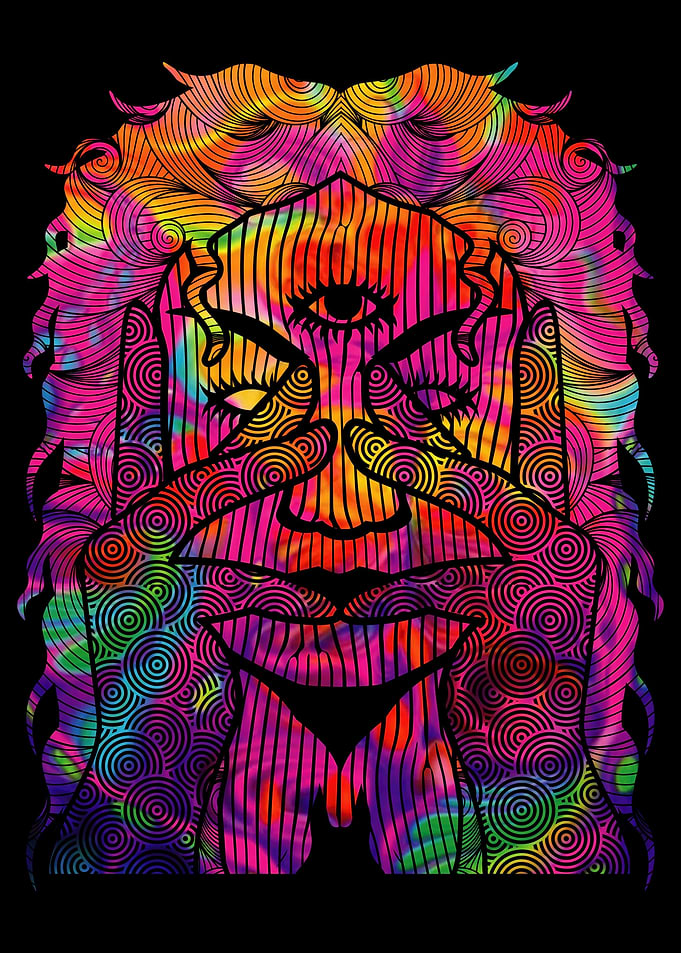 Psychedelic Music Girl