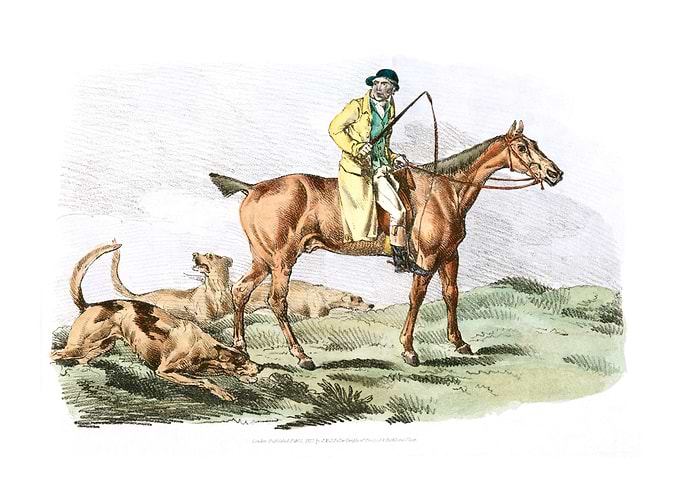mounted hunter