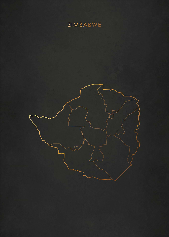 Gold Zimbabwe Map