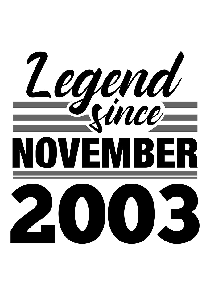 Legend Since November 2003