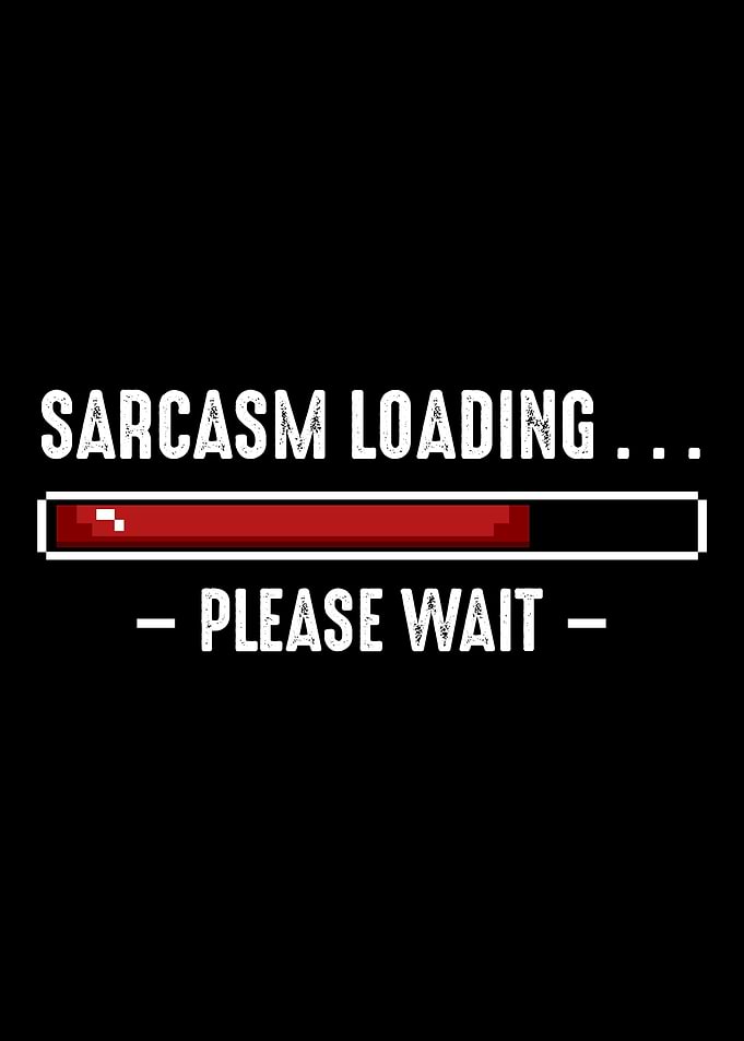 Sarcasm Loading Please Wai