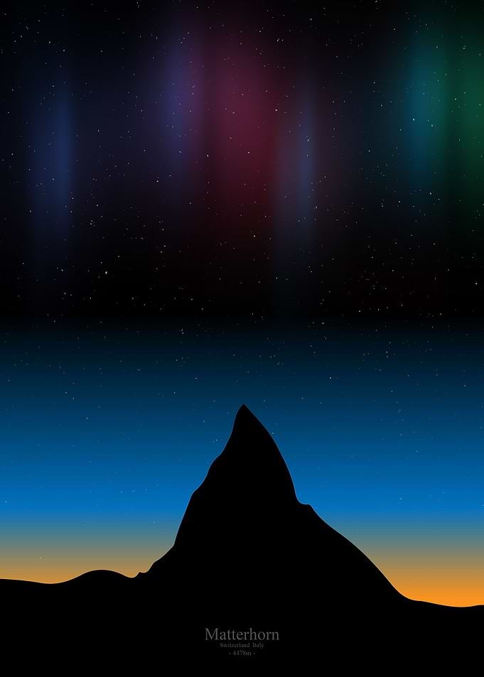 Matterhorn at twilight