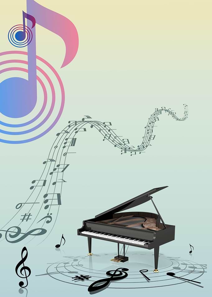 Forte Piano music notes