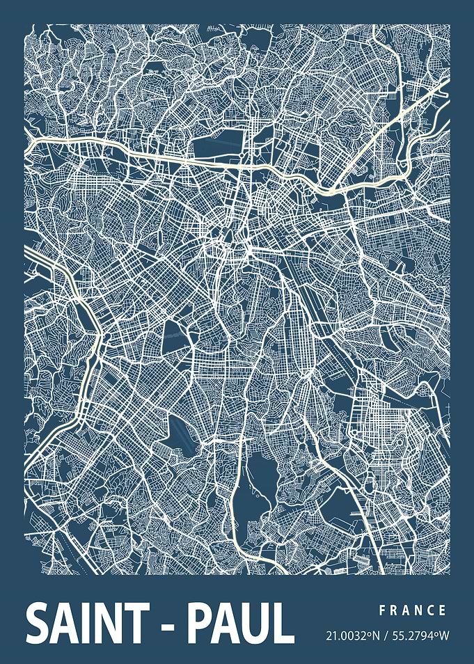 Sant Paul Blueprint Map