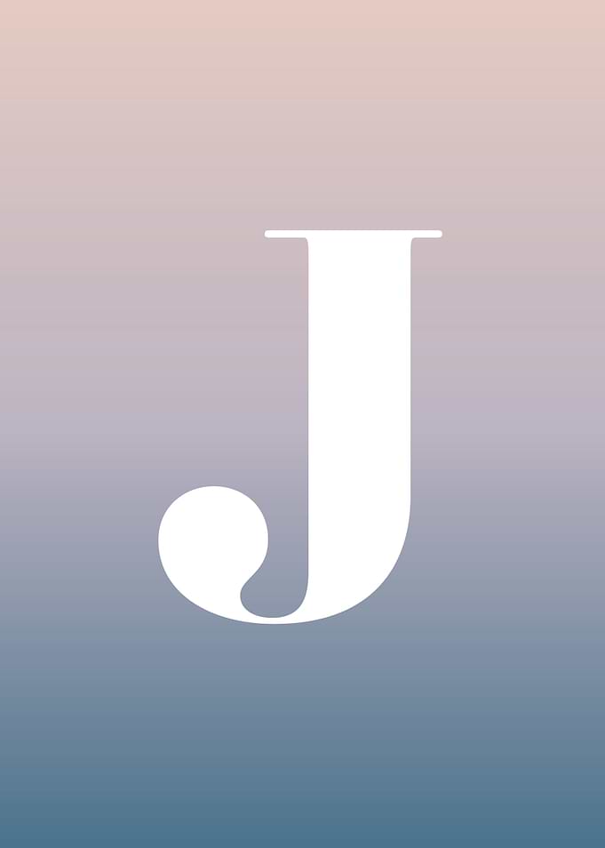 Letter J Print