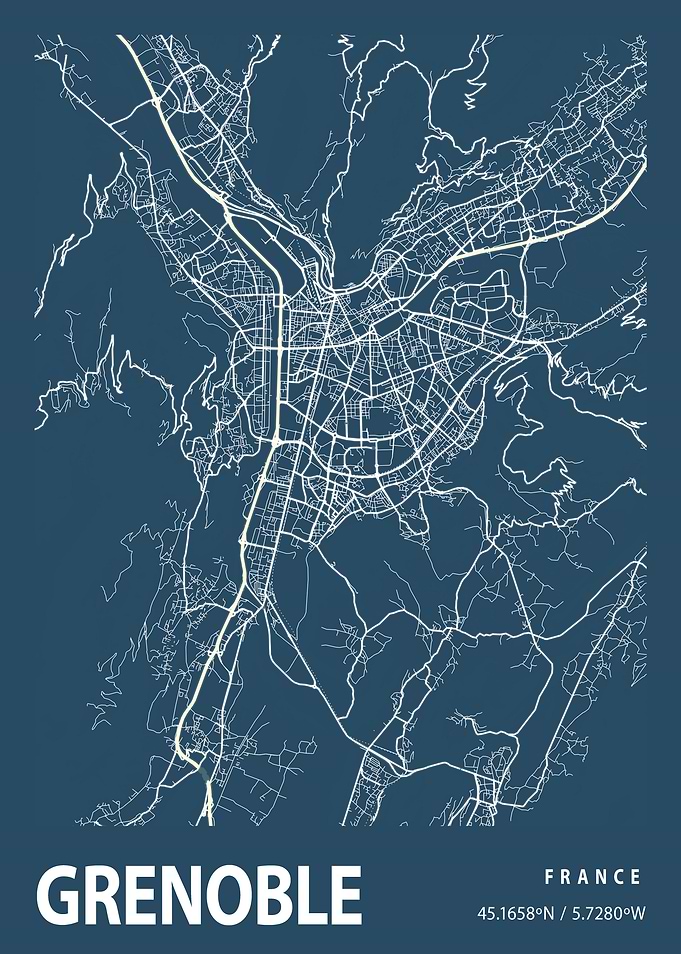 Grenoble Blueprint Street