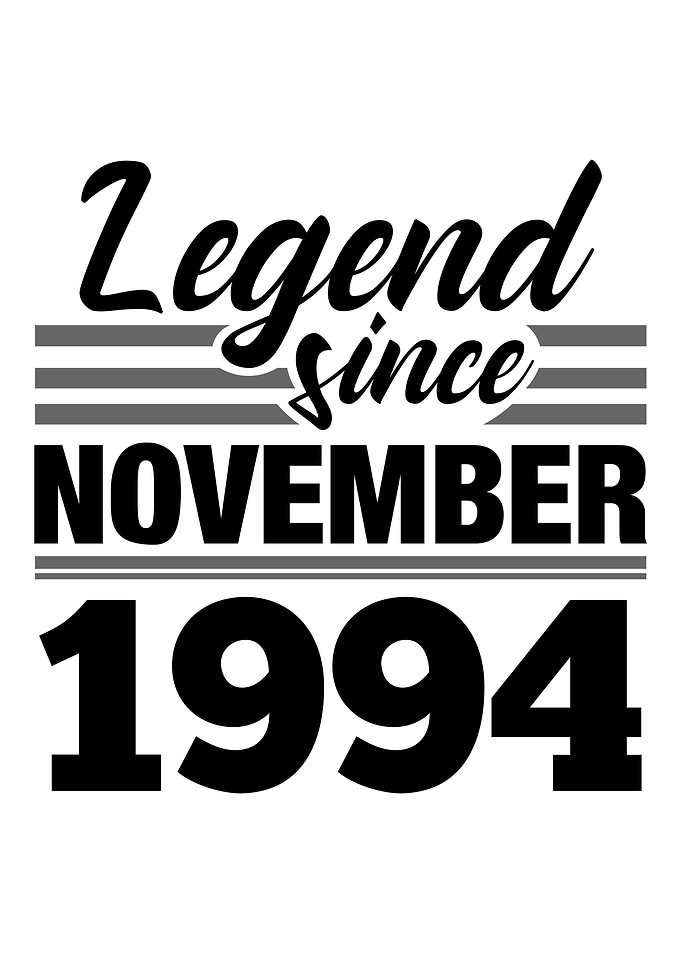 Legend Since November 1994