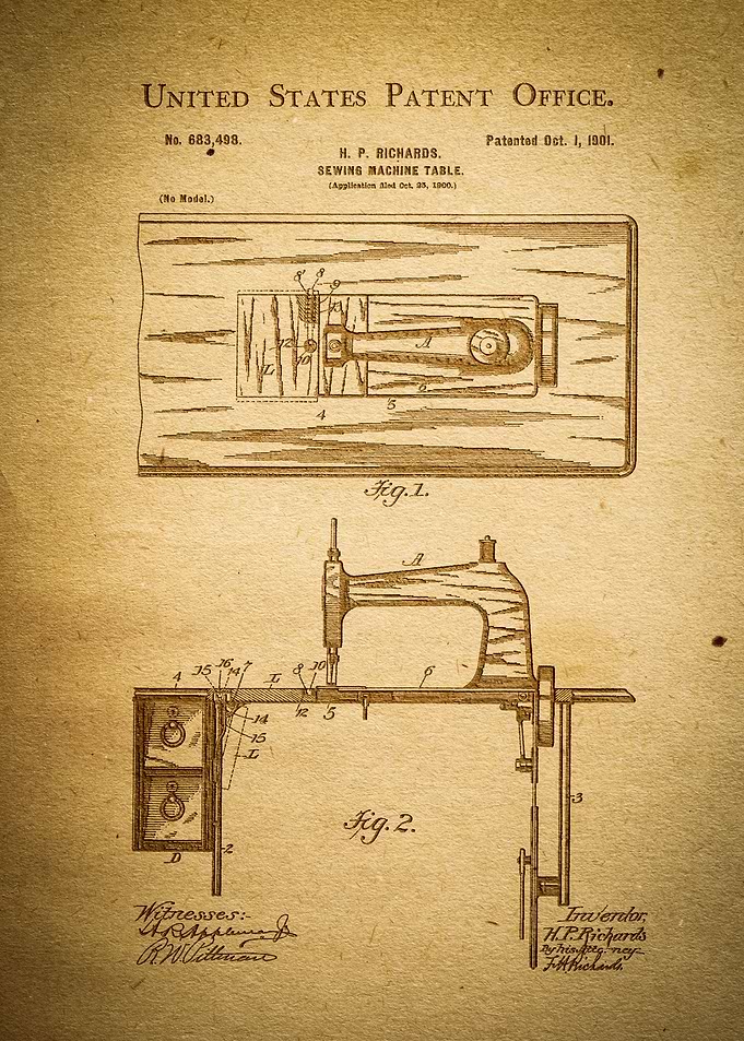 Sewing Machine Table