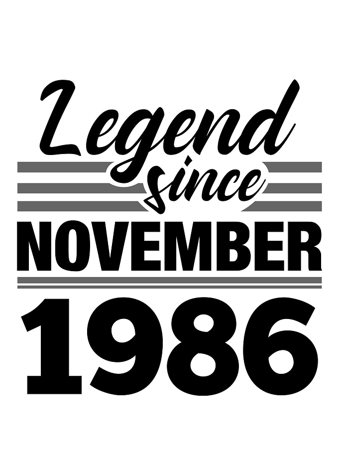 Legend Since November 1986