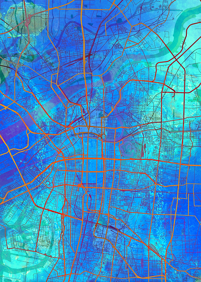 Osaka Street Map