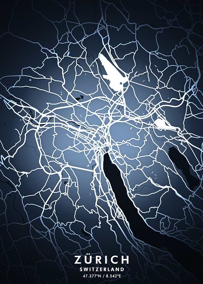Zurich Map Posters