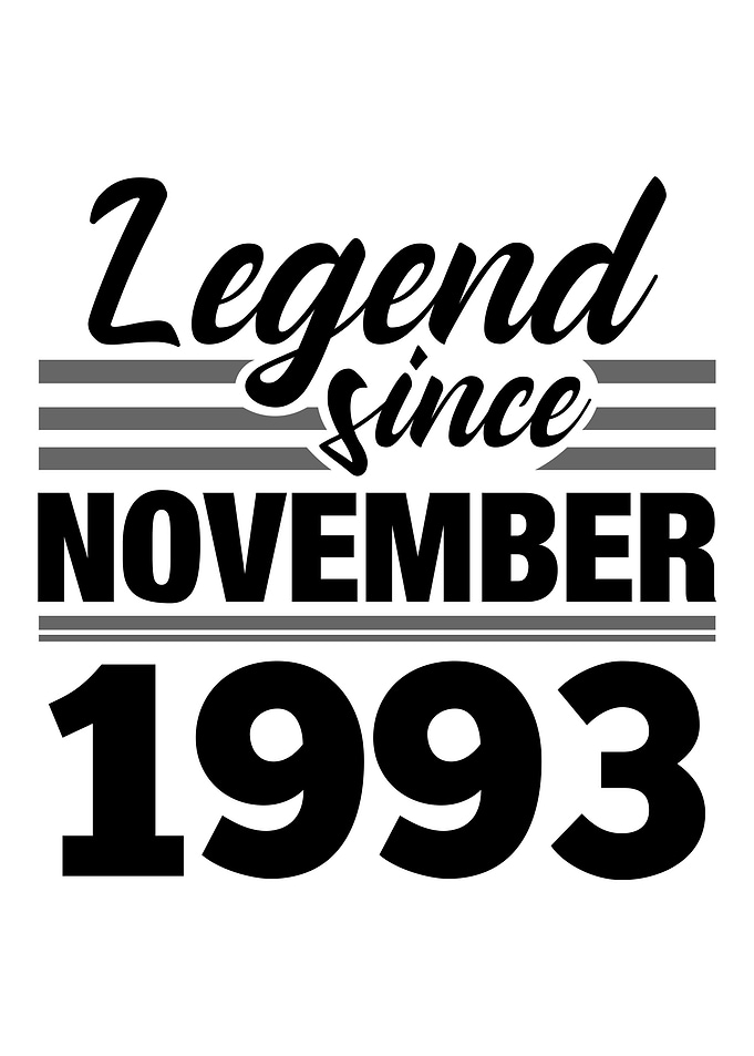 Legend Since November 1993