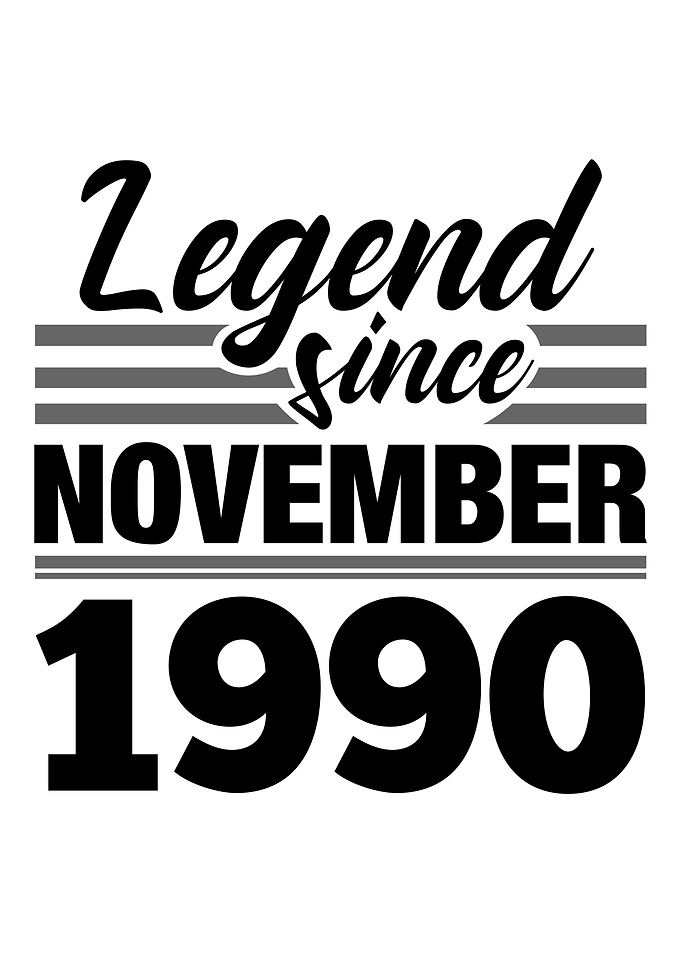 Legend Since November 1990