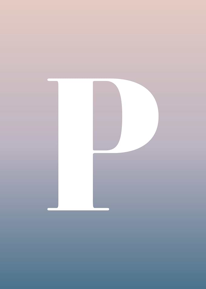 Letter P Print