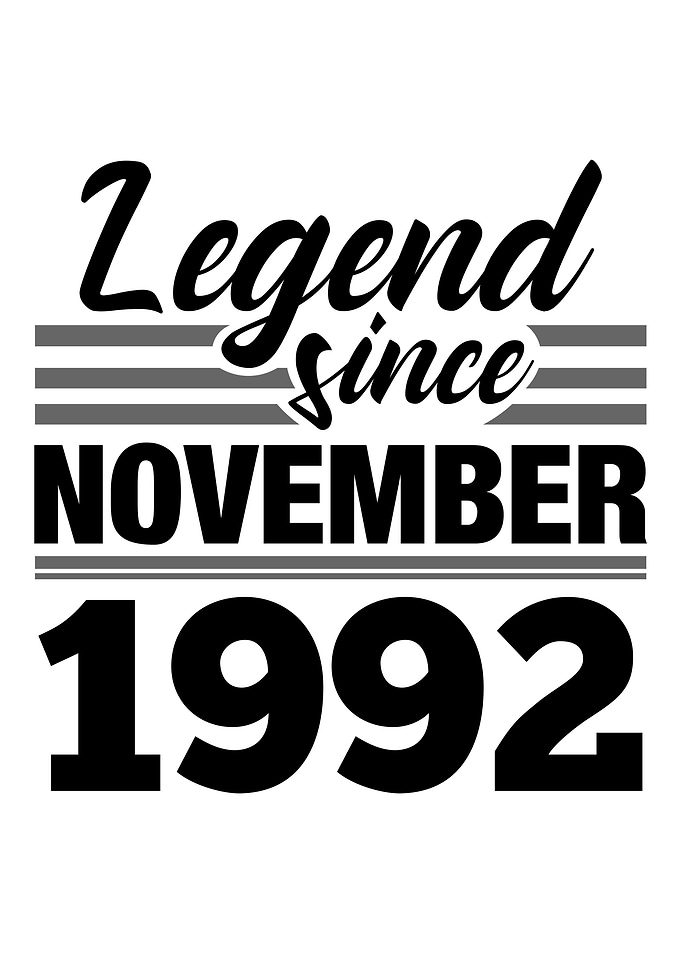 Legend Since November 1992