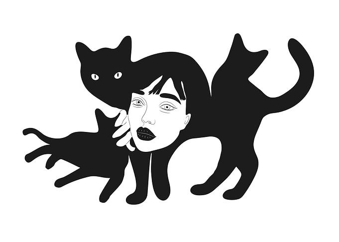 Black Cats Girl