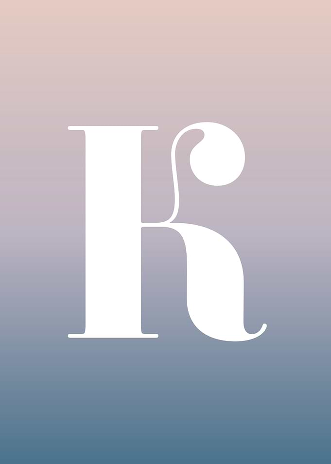 Letter K Print
