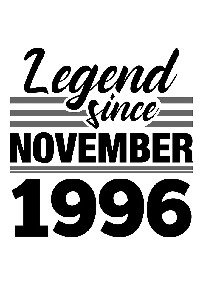 Legend Since November 1996